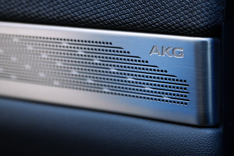 Close-up View of the AKG Studio Audio Speaker | Schepel Cadillac in Merrillville IN